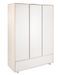 Chambre bébé Capri lit évolutif 70x140 cm commode et armoire bois clair et blanc - Photo n°5