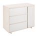 Chambre bébé Capri lit évolutif 70x140 cm commode et armoire bois clair et blanc - Photo n°6