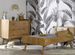 Chambre bébé Caprice lit évolutif 70x140 cm et commode avec plan à langer bois chêne clair - Photo n°2
