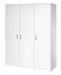 Chambre bébé Classic White lit 60x120 cm commode à langer et armoire 3 portes bois blanc - Photo n°4