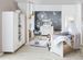 Chambre bébé Coco lit évolutif 70x140 cm commode et armoire bois blanc et hêtre - Photo n°1