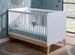 Chambre bébé Equilibre lit évolutif 70x140 cm commode et armoire blanc et pin - Photo n°3