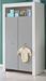 Chambre bébé Evans lit 70x140 cm avec commode à langer et armoire mélaminé gris et blanc - Photo n°5