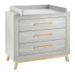 Chambre bébé Miami lit évolutif 70x140 cm commode et armoire bois gris et hêtre - Photo n°4