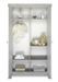Chambre bébé Nordic Driftwood lit 70x140 cm commode et armoire 2 portes bois gris et blanc - Photo n°5