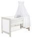 Chambre bébé Nordic Halifax lit évolutif 70x140 cm commode et armoire bois blanc et gris - Photo n°8