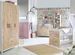 Chambre bébé Timber lit 70x140 cm commode et armoire bois blanc et pin - Photo n°1