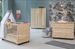 Chambre bébé Zirbenholz lit 70x140 cm armoire et commode à langer pin massif clair - Photo n°1