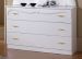 Chambre complète 6 pièces bois brillant blanc Proud 160 - Photo n°5