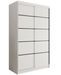 Armoire coulissante 2 portes ANLY 120 cm – Compacte, moderne et fonctionnelle - Photo n°1