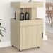 Chariot de bar chêne sonoma 50x41x89 cm bois d'ingénierie - Photo n°1