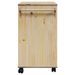 Chariot de cuisine OTTA 71x45x80 cm bois massif de pin - Photo n°6