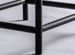 Chevet 1 tiroir orme massif foncé et pieds métal noir Aurel - Photo n°7