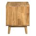 Chevet 2 tiroirs en bois de chêne massif Kundy - Photo n°5