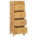 Chiffonnier 30x30x90 cm Bois massif de teck - Photo n°3