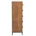 Chiffonnier 42x35x110 cm Bois de pin massif - Photo n°4