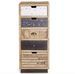 Chiffonnier 5 tiroirs TUDOR – bois massif de manguier – 45 x 110 cm - Photo n°1