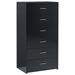 Chiffonnier 6 tiroirs en bois Homy 50 cm - Le rangement pratique - Photo n°1