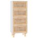 Chiffonnier en bois avec 4 tiroirs en Rotin naturel 40 cm - Modèle Kaliga - Photo n°1