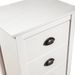 Chiffonnier Hill Range Blanc 46x35x80 cm Bois de pin solide - Photo n°6