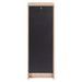 Classeur à rideau chêne clair BOSTA 104 cm – Meuble de rangement sécurisé 5 niches avec serrure - Photo n°1