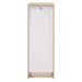 Classeur à rideau chêne clair BOSTA 104 cm – Meuble de rangement sécurisé 5 niches avec serrure - Photo n°1