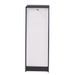 Classeur à rideau noir BOSTA 104 cm – Meuble de rangement sécurisé 5 niches avec serrure - Photo n°1