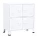Classeur Blanc 75x40x80 cm Acier - Photo n°1