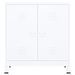 Classeur Blanc 90x40x100 cm Acier - Photo n°5