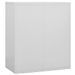 Classeur Gris clair 90x46x103 cm Acier - Photo n°6