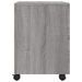 Classeur mobile avec roues Sonoma gris 45x38x54 cm Bois - Photo n°5