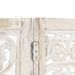 Cloison de séparation 3 panneaux Blanc 120x165 cm Bois manguier 3 - Photo n°3