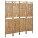 Cloison de séparation 4 panneaux Bambou 160x180 cm - Photo n°2