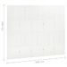 Cloison de séparation 5 panneaux Blanc 200x180 cm Acier - Photo n°6