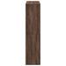 Cloison de séparation chêne marron 100x33x135cm bois ingénierie - Photo n°5