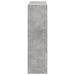 Cloison de séparation gris béton 100x33x115cm bois d'ingénierie - Photo n°5