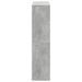 Cloison de séparation gris béton 100x33x135cm bois d'ingénierie - Photo n°5