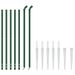 Clôture à mailles losangées avec piquet d'ancrage vert 0,8x10 m - Photo n°3