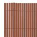 Clôture de jardin Double face PVC 90 x 300 cm Marron - Photo n°3