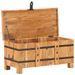 Coffre 90x40x40 cm Bois d'acacia solide - Photo n°4