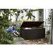 Coffre de jardin en résine NORTHWOOD Marron - 630 L - Photo n°2