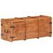 Coffre de rangement 90x40x40 cm Bois d'acacia solide - Photo n°6