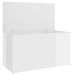Coffre de rangement Blanc brillant 84x42x46 cm - Photo n°8