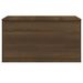 Coffre de rangement Chêne marron 84x42x46 cm Bois d'ingénierie - Photo n°6