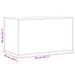 Coffre de rangement en bois Pomy L 84 x H 46 x P 42 cm – Pratique et polyvalent - Photo n°11