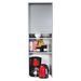 Colonne cuisine à rideau KUMA 40 cm – Meuble compact suspendu ou à poser avec étagères - Photo n°1