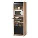 Colonne de cuisine micro-ondes NANTES 181 cm – Meuble de rangement avec étagères - Photo n°1