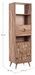 Colonne de rangement 1 porte 2 tiroirs 3 niches en bois de sheesham naturel Kany 58 cm - Photo n°8