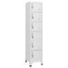 Colonne de rangement en acier Koface 38 cm – 6 casiers avec fermeture à clé - Photo n°1