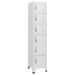 Colonne de rangement en acier Koface 38 cm – 6 casiers avec fermeture à clé - Photo n°1